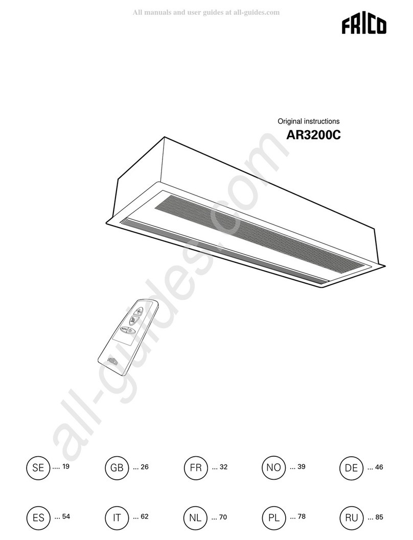 Frico AR3210CA Manuale utente Frico AR3210CA Manuale utente