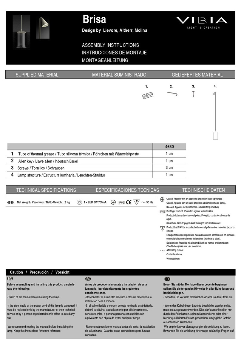 VIBIA Brisa 4630 Manuale utente