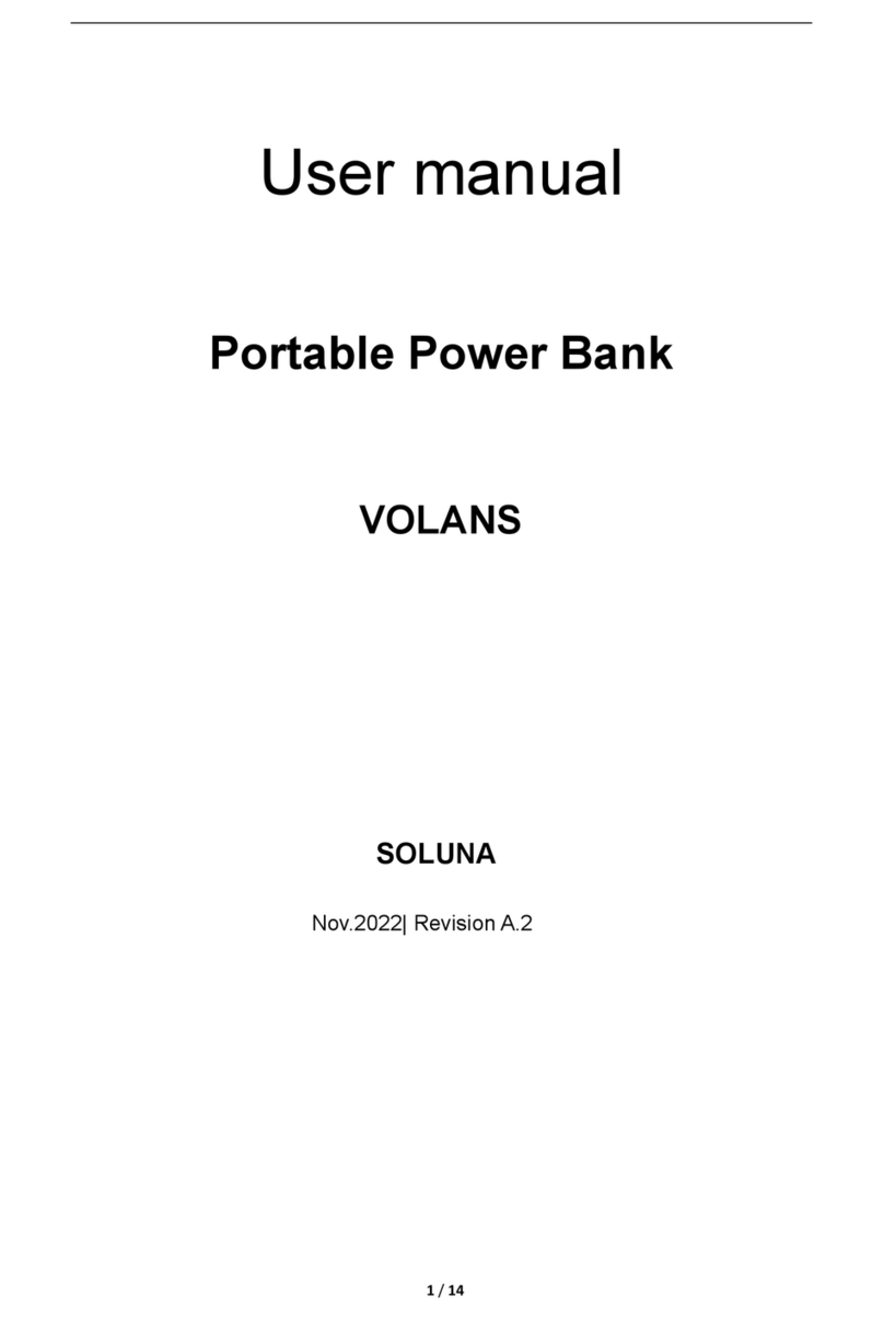 Soluna VOLANS Manuale utente