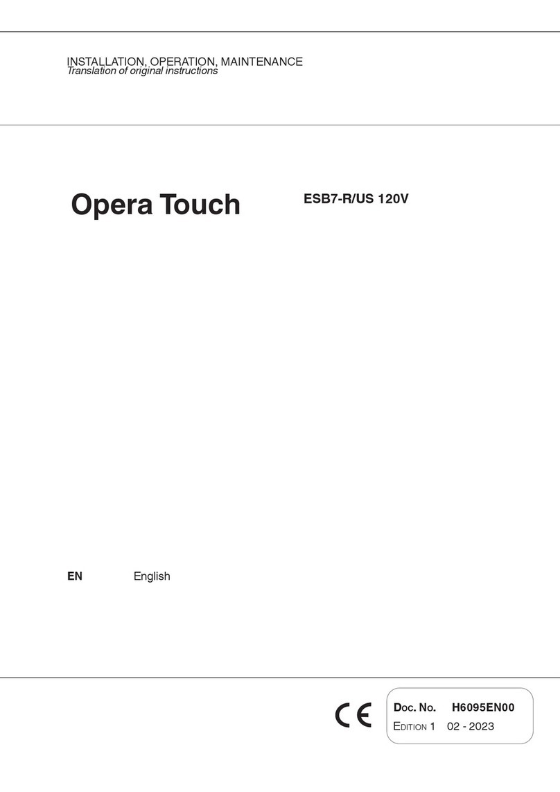 EVOCA Opera Touch Manuale del proprietario