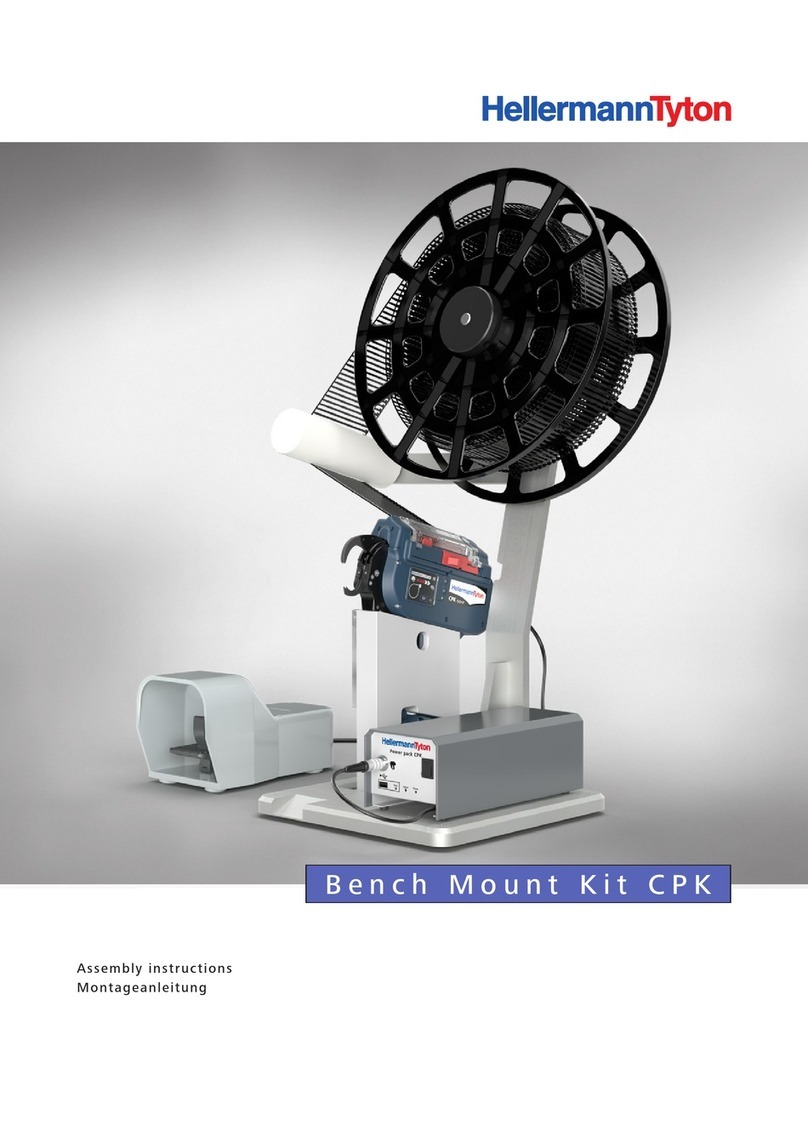 Hellermann Tyton Bench mount kit CPK Manuale utente