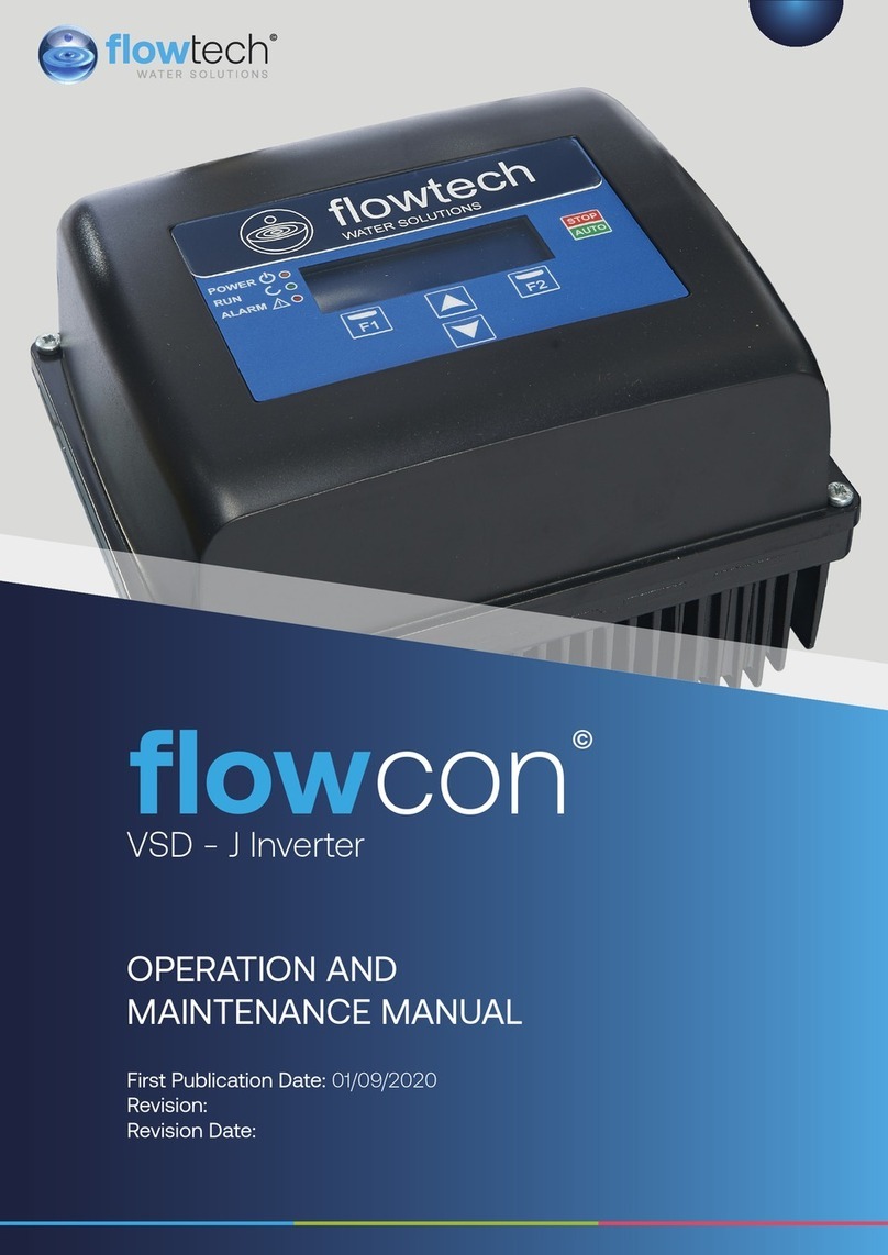 FLOWTECH flowcon Manuale utente