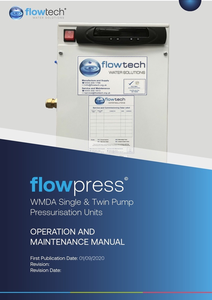 FLOWTECH flowpress WMDA Manuale utente
