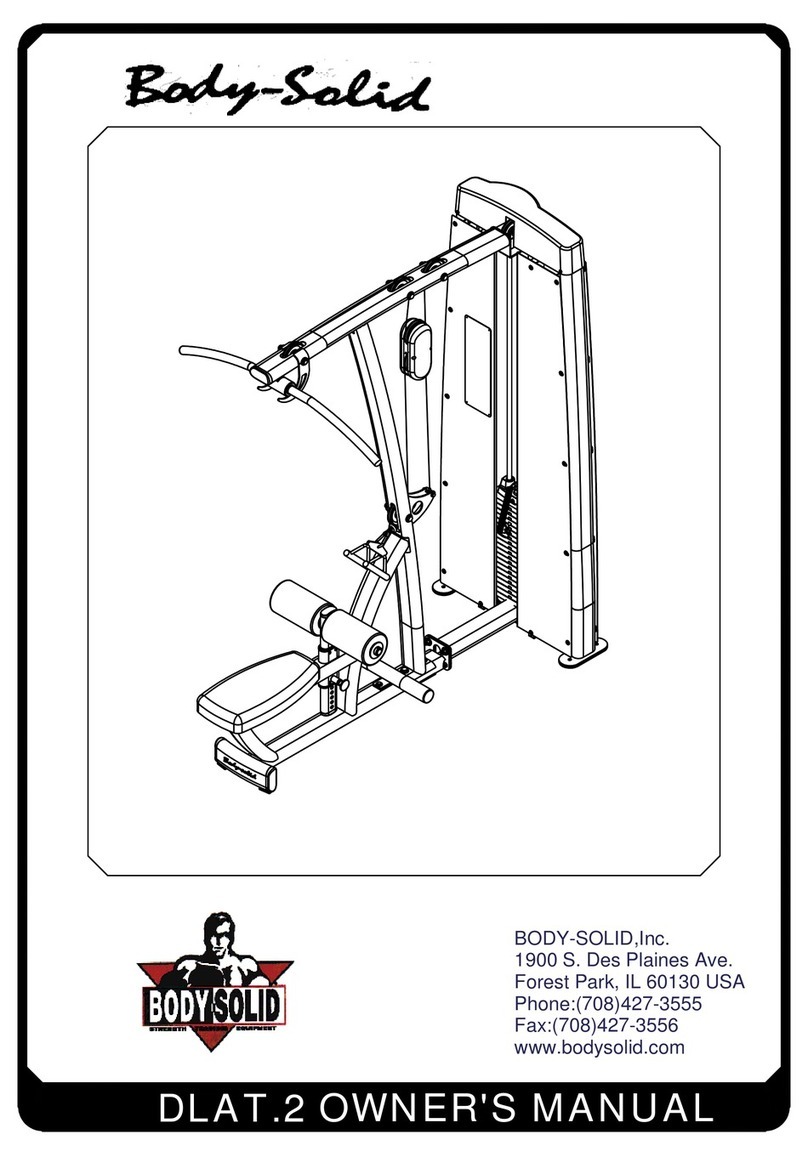 Body Solid DLAT.2 Manuale utente