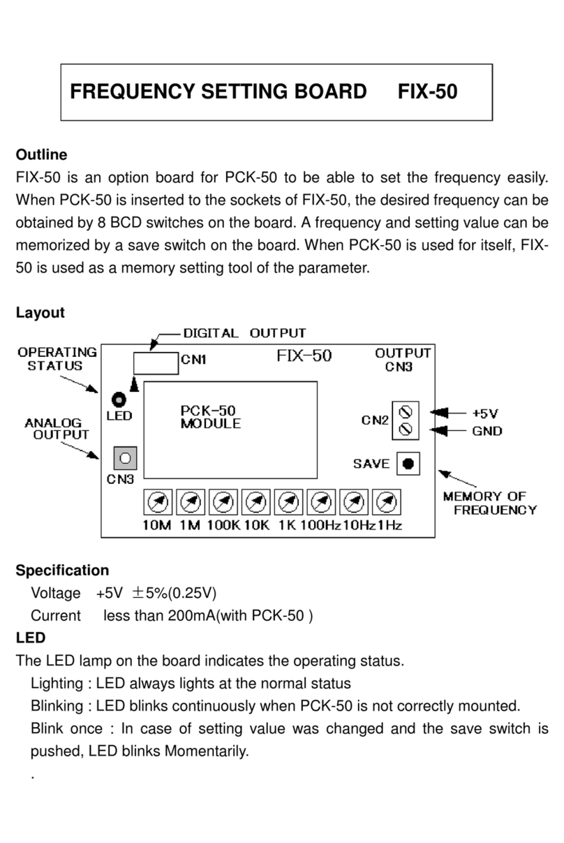 DST FIX-50 Manuale utente