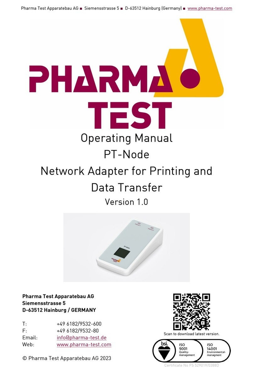 Pharma Test PT-Node Manuale utente