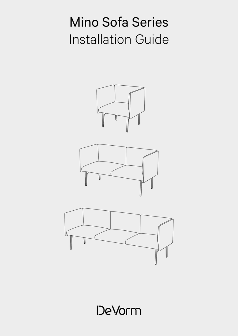 DeVorm Mino Sofa Series Manuale utente