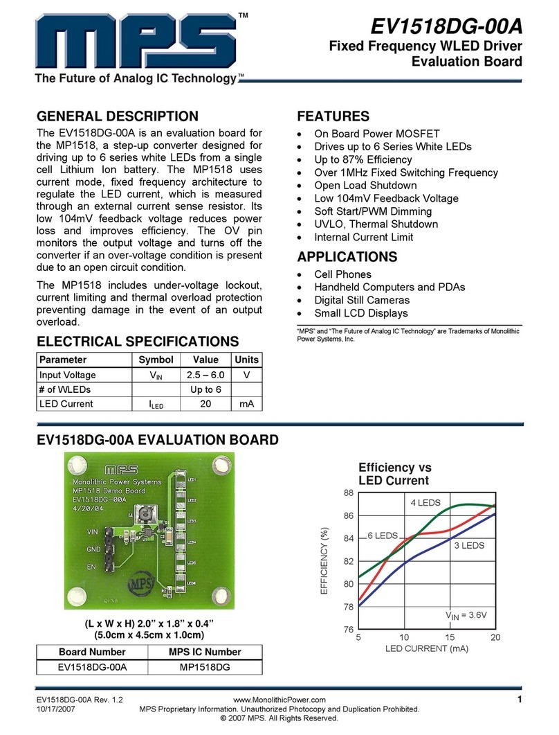 MPS EV1518DG-00A Manuale utente