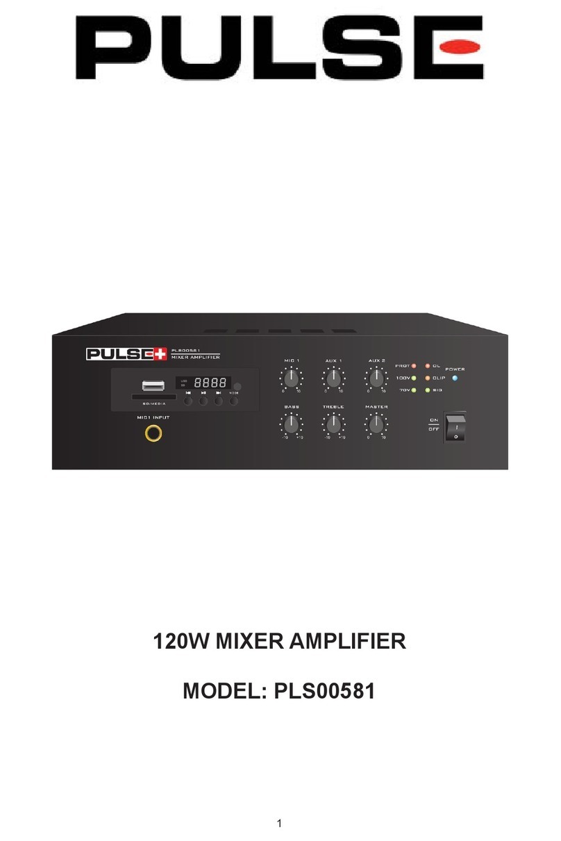 PULSE+ PLS00581 Manuale utente