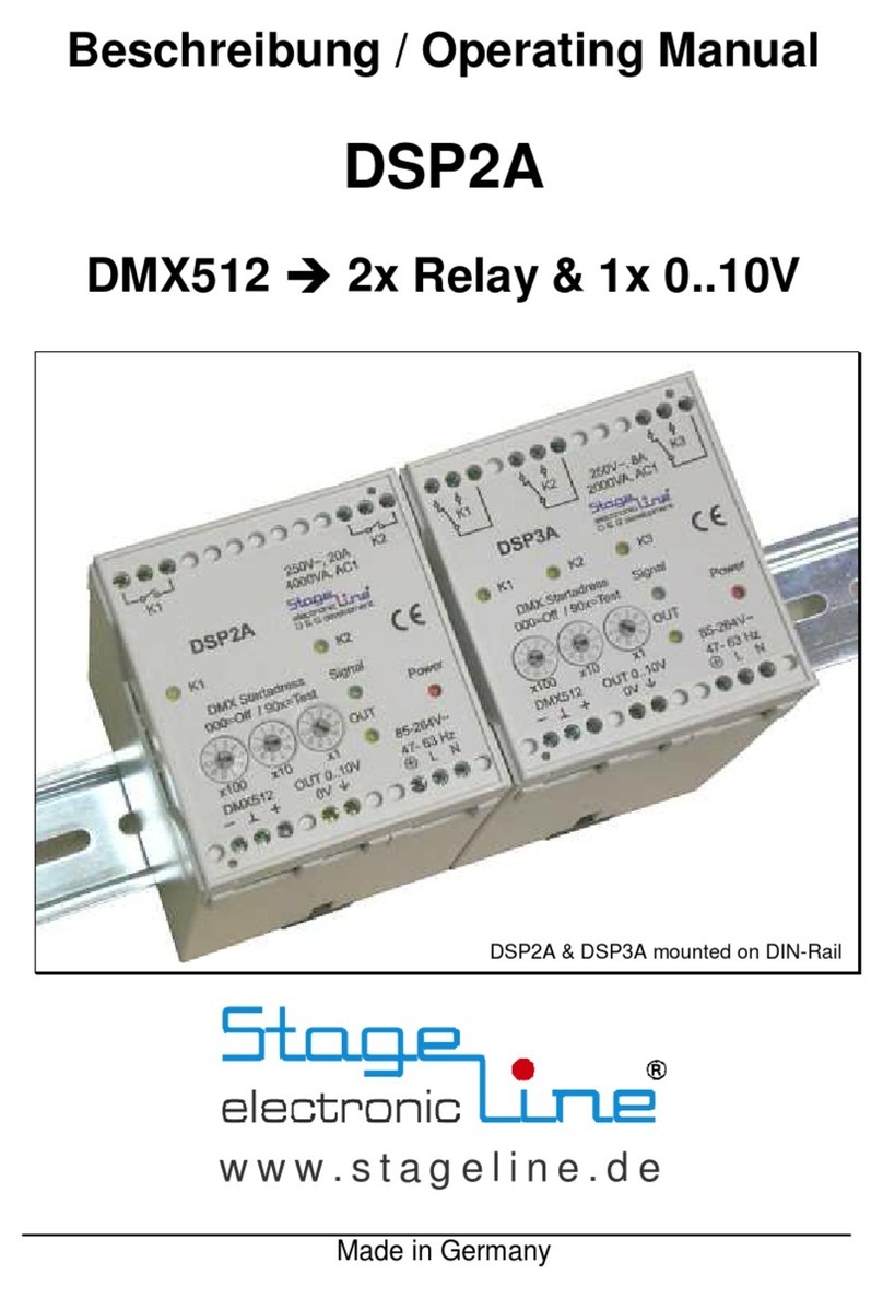 Stage Line electronic DSP2A Manuale utente