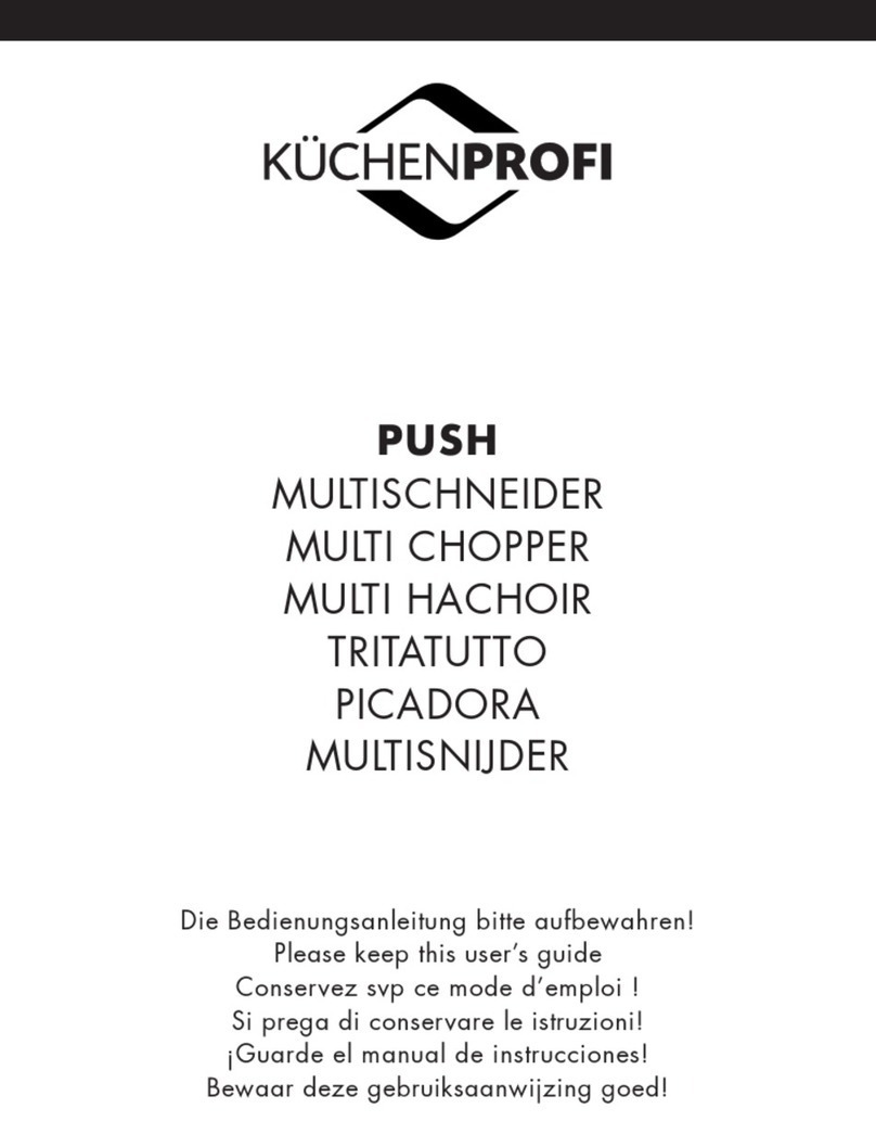 Küchenprofi PUSH Manuale utente