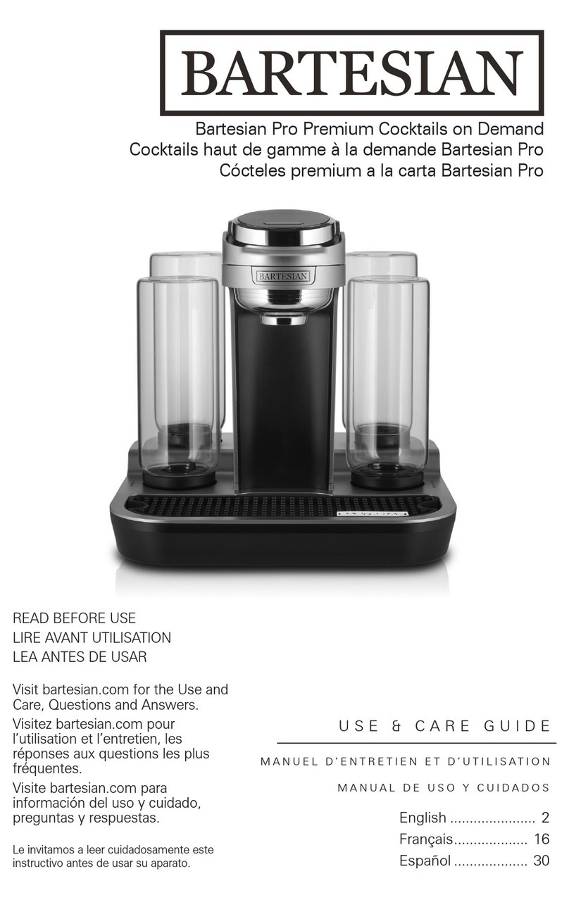 Bartesian Pro 55306 Manuale utente