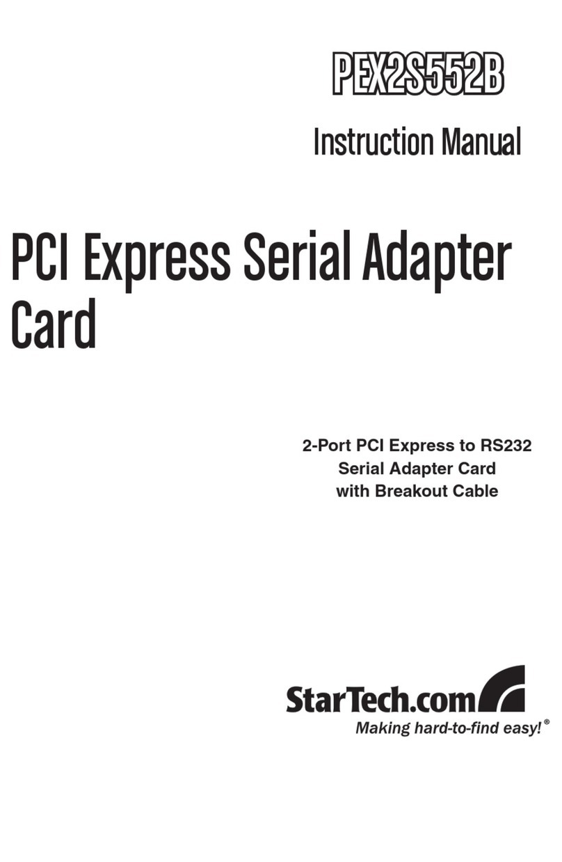 StarTech.com PEX2S552B Manuale utente