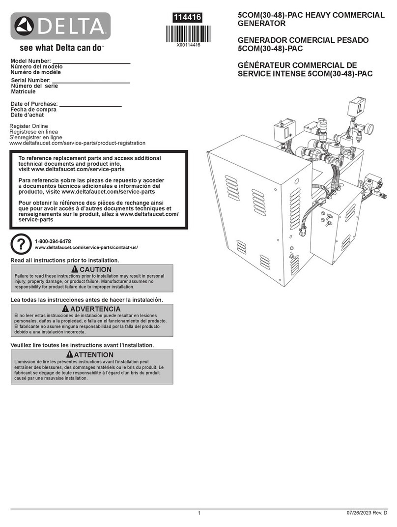 Delta 5COM-PAC Manuale utente