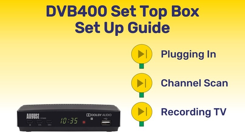 August DVB400 Manuale utente