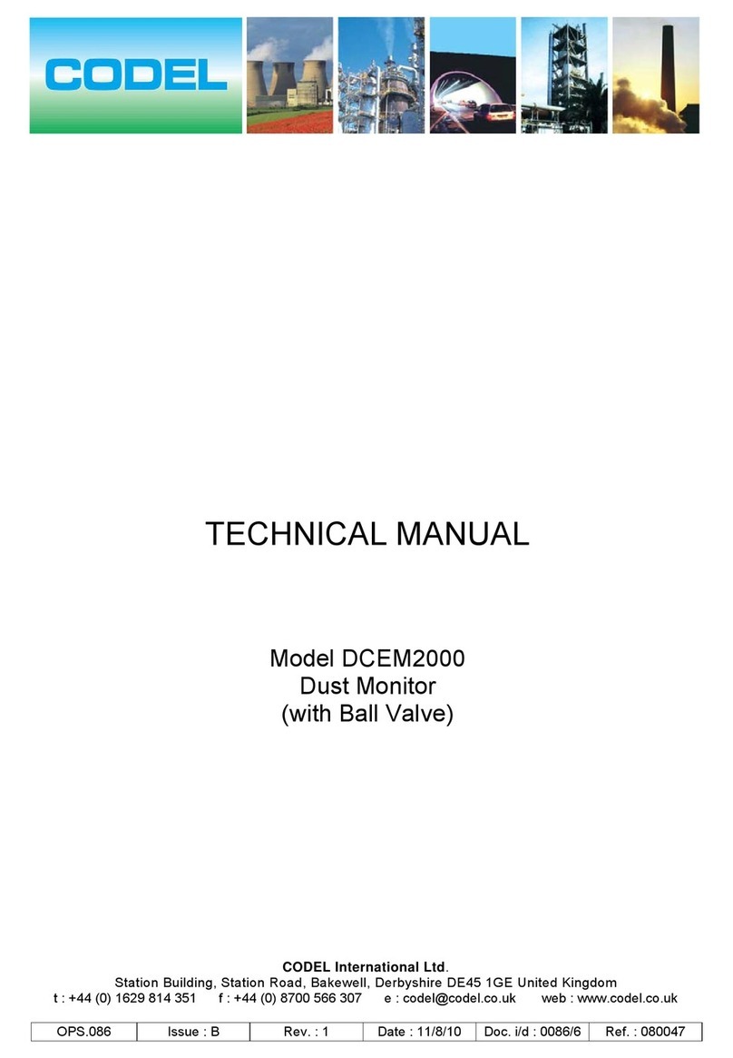 CODEL DCEM2000 Manuale utente