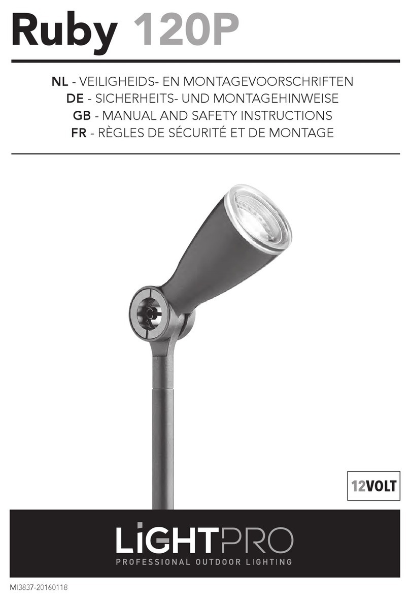 LightPro Ruby 120P Manuale dell'operatore
