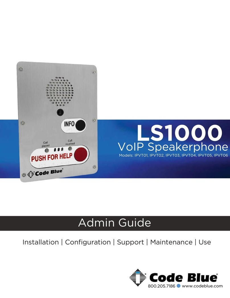 Code Blue IPVT01 Manuale