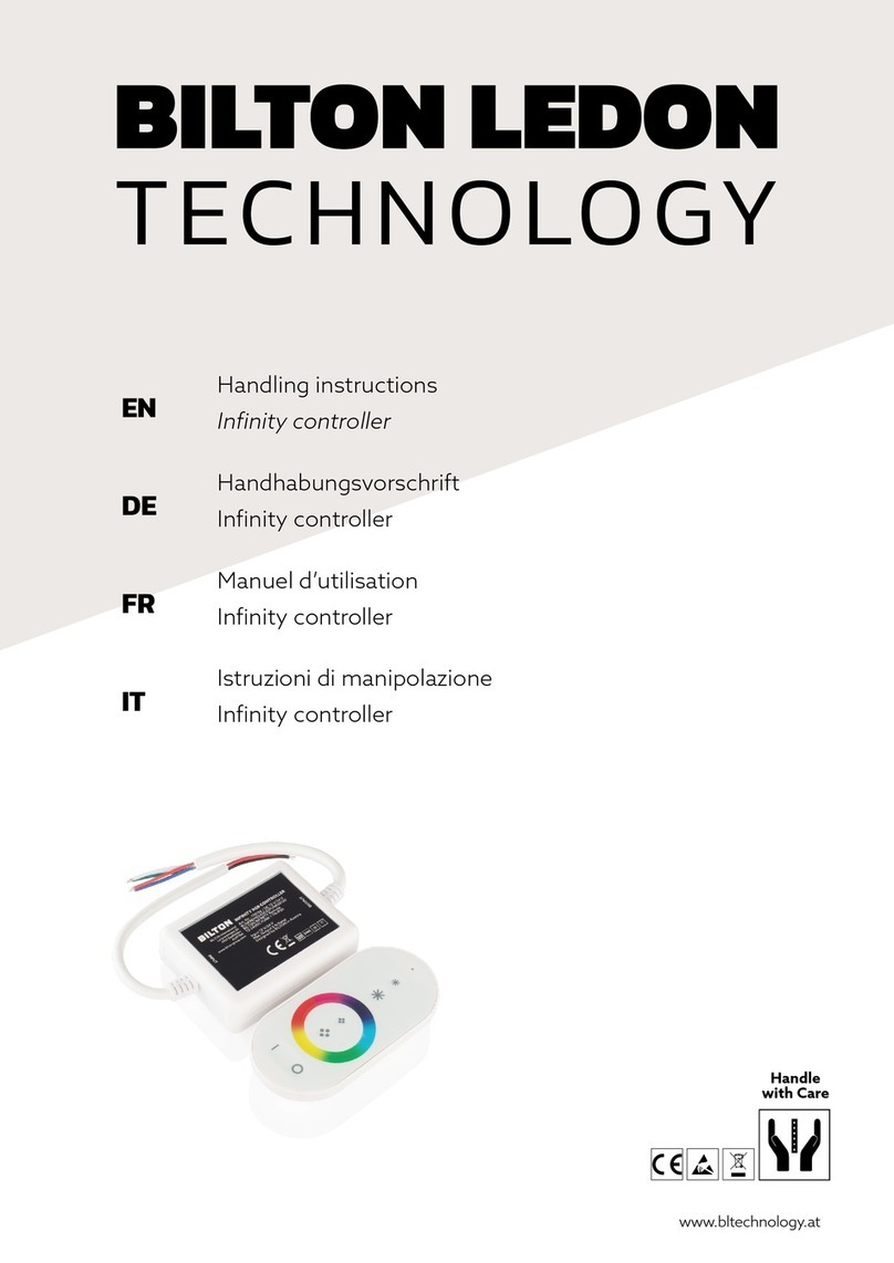 BILTON Infinity Controller Manuale utente