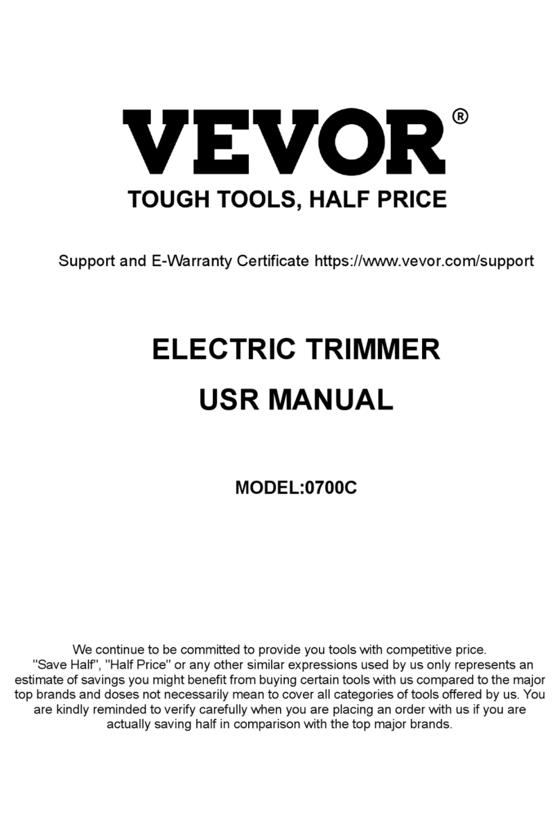 VEVOR 0700C Manuale utente