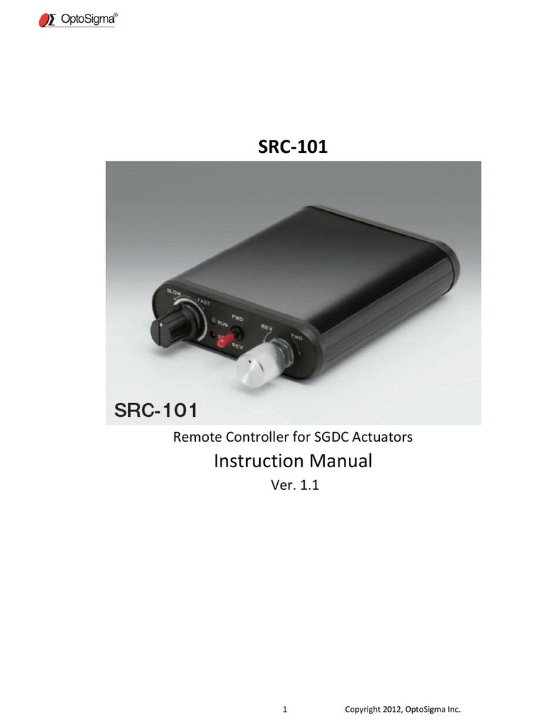 OptoSigma SRC-101 Manuale utente