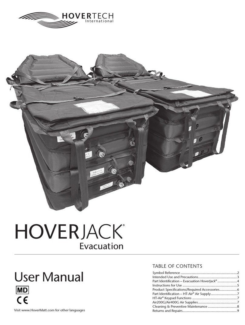 Hovertech Hoverjack Evacuation Manuale utente