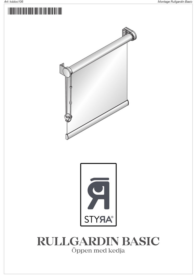 STYRA RULLGARDIN BASIC Manuale utente