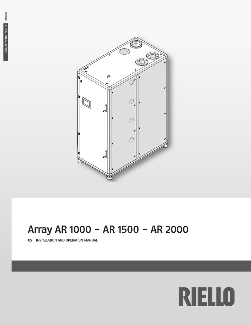 Riello Array AR 2000 Manuale utente