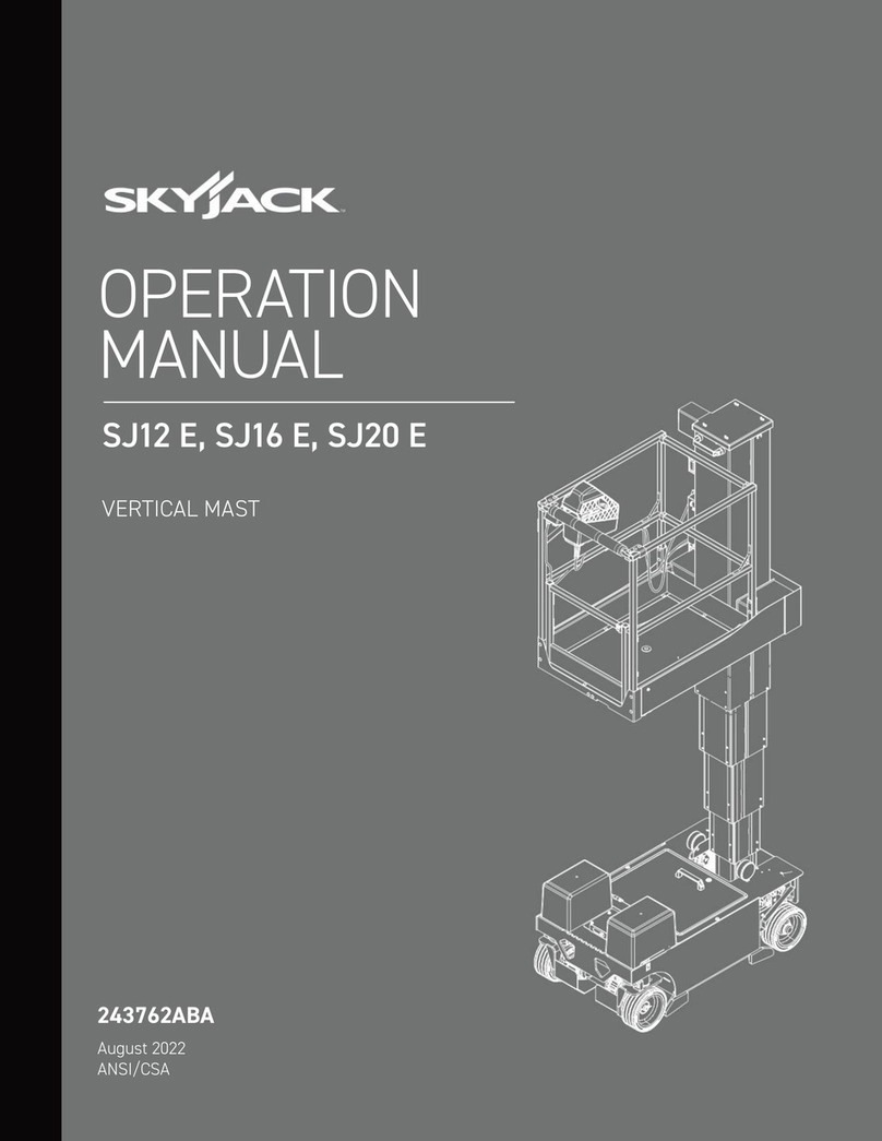 Skyjack SJ12 E Manuale utente