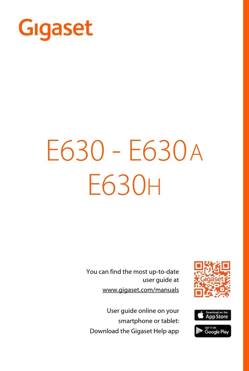 Gigaset E630 A Manuale utente