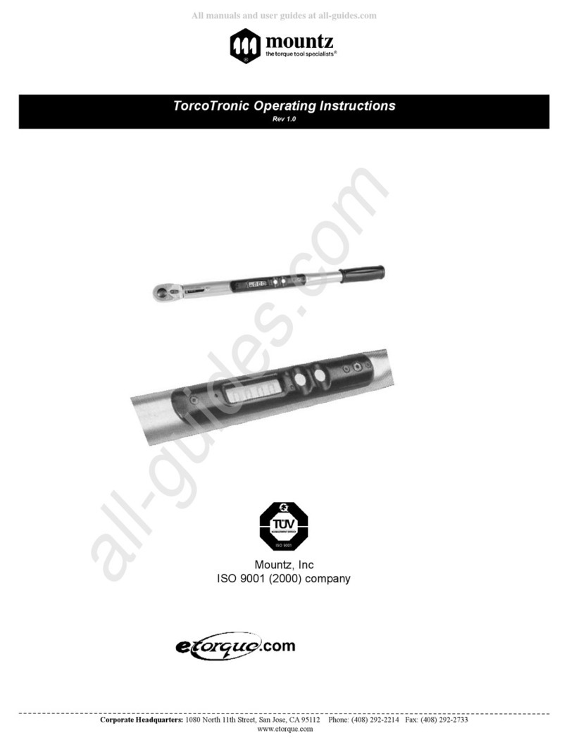 Mountz TorcoTronic Manuale utente Mountz TorcoTronic Manuale utente