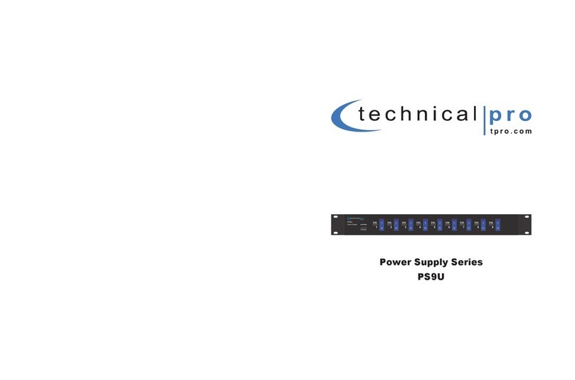 Technical Pro PS9U Manuale utente