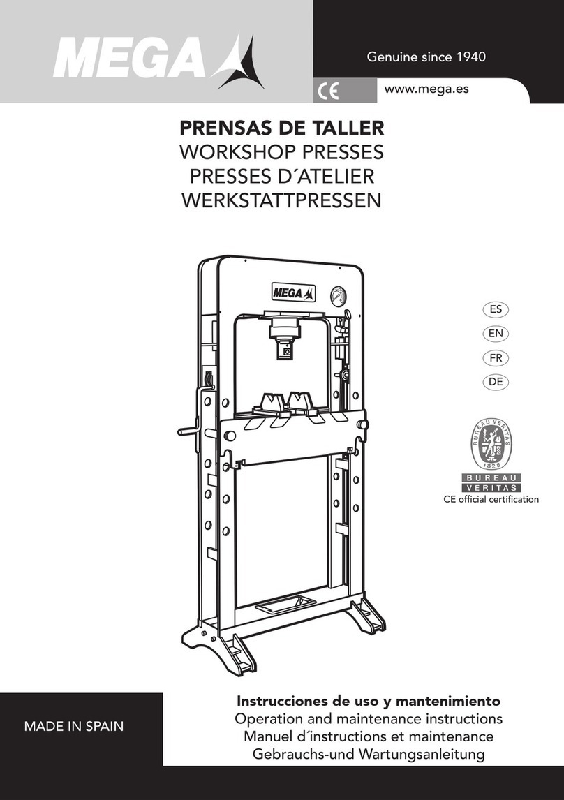 Mega PRD50E Manuale di istruzioni