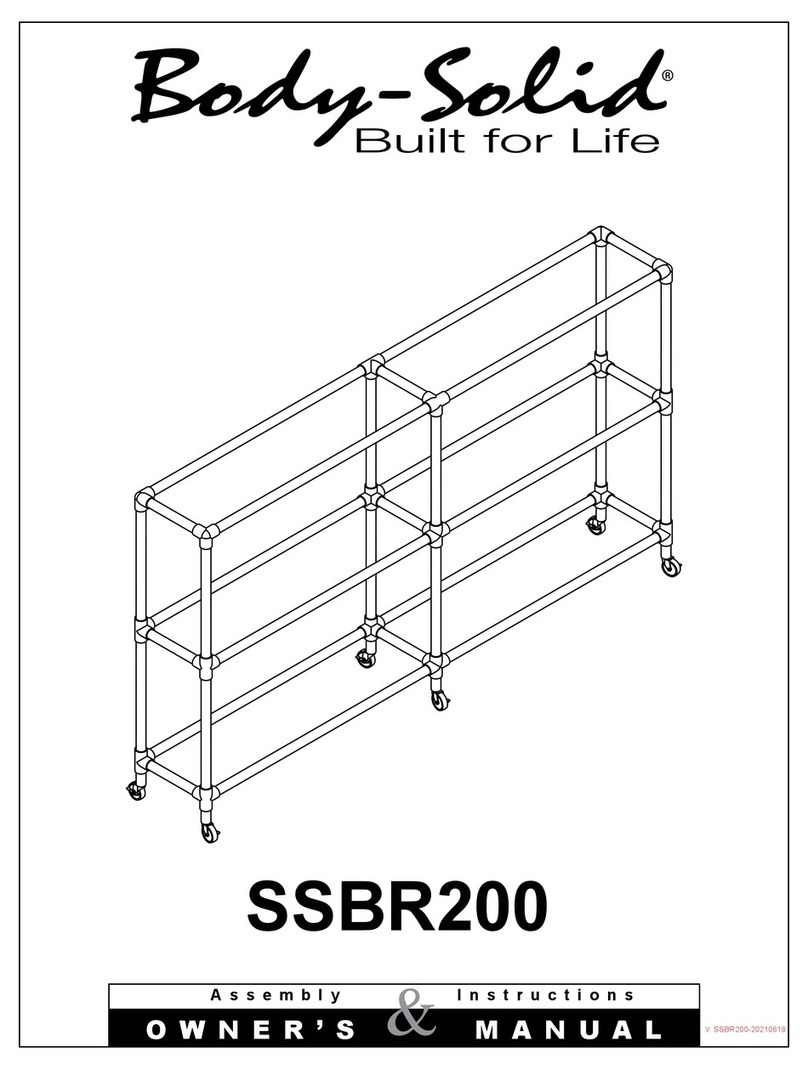 Body Solid SSBR200 Manuale utente