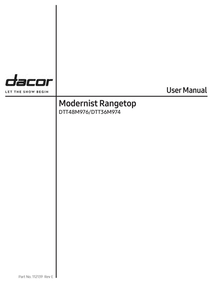 Dacor DTT36M974AS Manuale utente