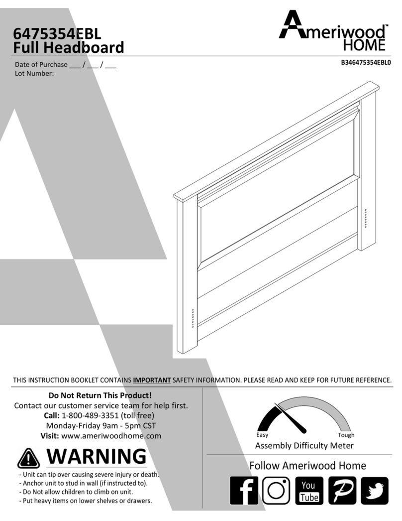 Ameriwood HOME 6475354EBL Manuale utente