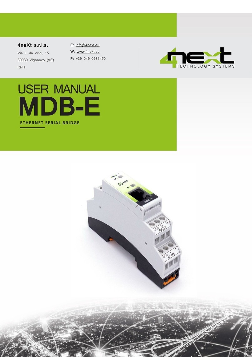 4next MDB-E Manuale utente