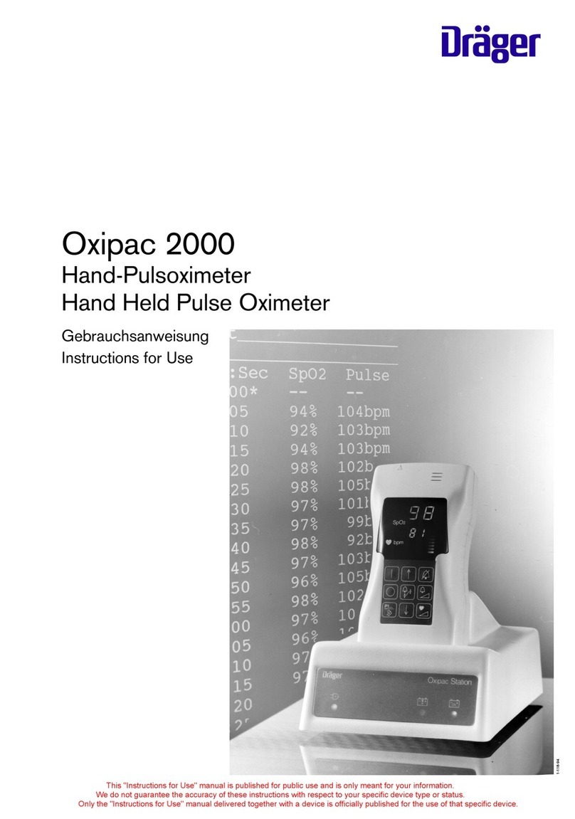 Dräger Oxipac 2000 Manuale utente