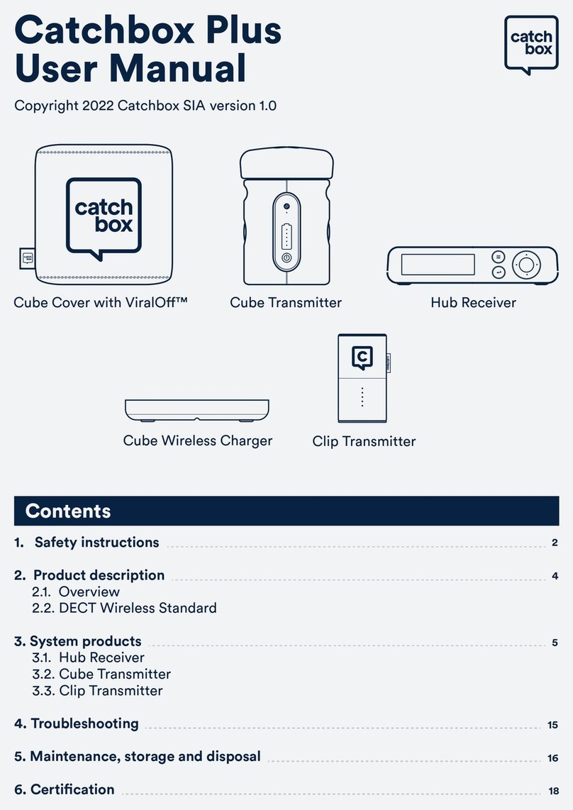 Catchbox Catchbox Plus Manuale utente
