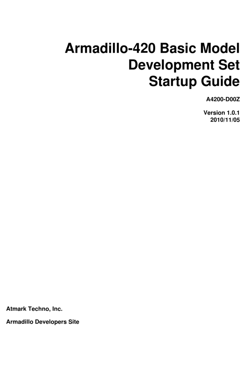 Atmark Techno Armadillo-420 Guida utente Atmark Techno Armadillo-420 Guida utente
