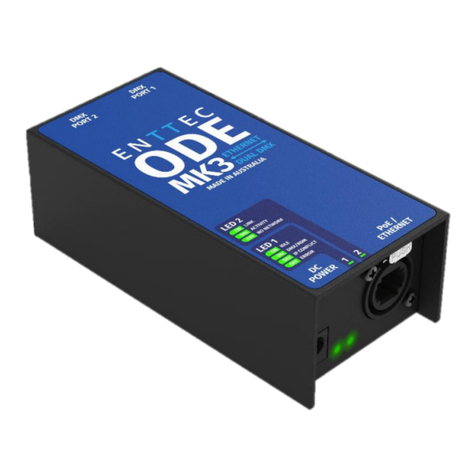 Enttec ODE MK3 Manuale utente